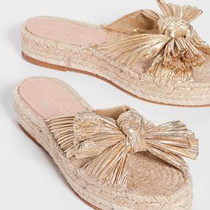 Loeffler Randall Juniper Pleated Knot Espadrilles